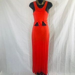 2/$24 Boohoo Orange Cutout Dress